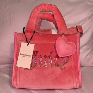 Juicy Couture Pink Lemonade Big Spender Mini Tote Bag NWT